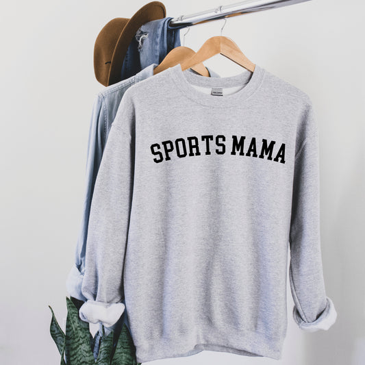 Sports Mom Sweatshirt Crewneck, Sports Mama Trendy Oversized Sweatshirt, Aesthetics Sweatshirt Tik Tok, Mom Sweater, Letters College Varsity