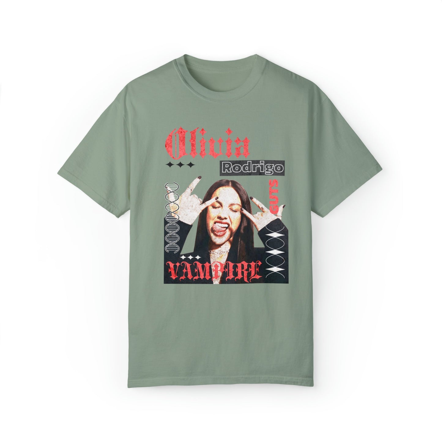 Comfort Colors Olivia Rodrigo Guts Shirt, Olivia Rodrigo Vampire Shirt, Olivia Sour, Trendy Over Sized, Olivia Rodrigo Albums, Rodrigo Gift